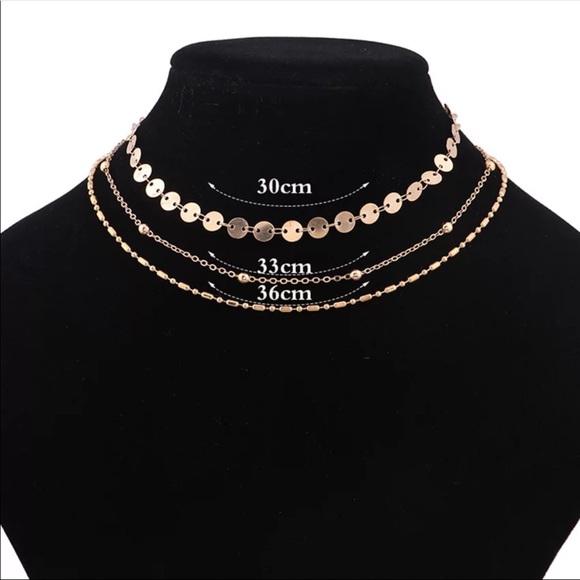 • Everly • Boho Layered Coin Choker - Picture 3 of 4